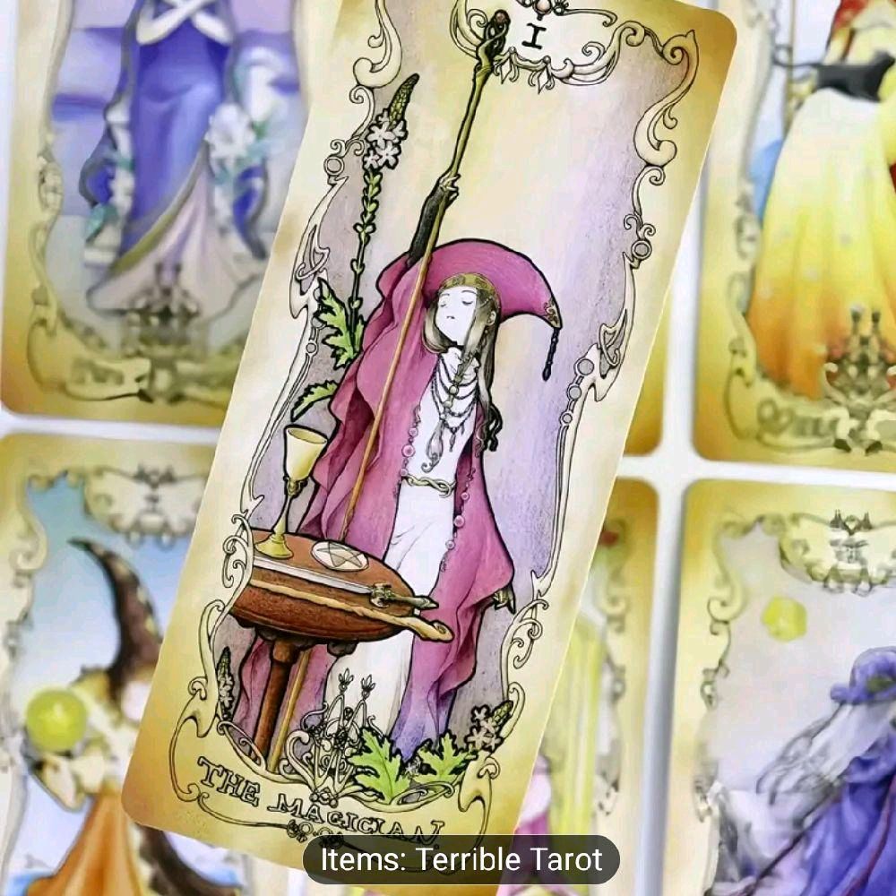 Terrible Tarot Low Scare Tarot Deck - Items: Terrible Tarot - Visual Artwork on Cards