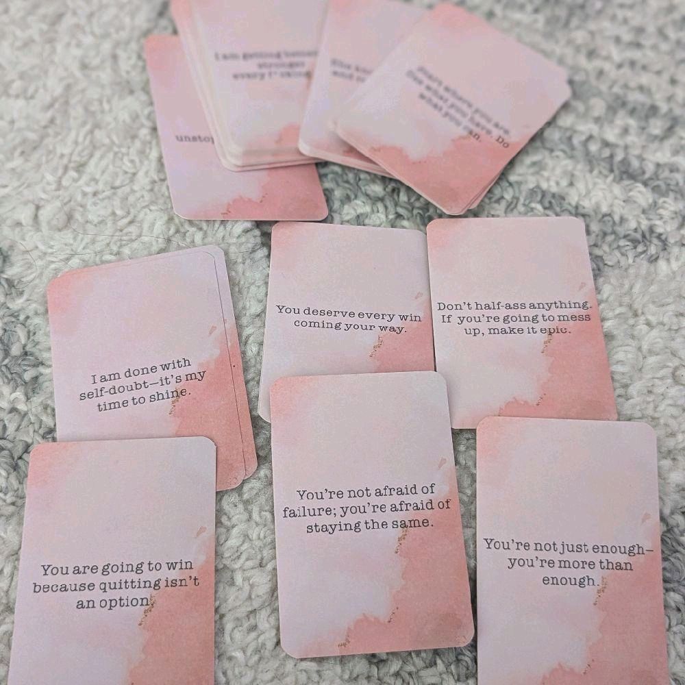 Affirmations for a Bad Ass Card Deck - Daily Motivational & Inspirational Cards for Women - Encourages Self-Belief and Confidence - Perfect for Daily Use to Maintain a Positive Mindset