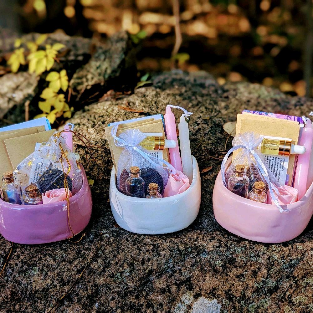 Spell Jar Ritual Kit DIY - Includes Enchanted Ingredients & Spell Books for Crafting Your Own Mystical Rituals