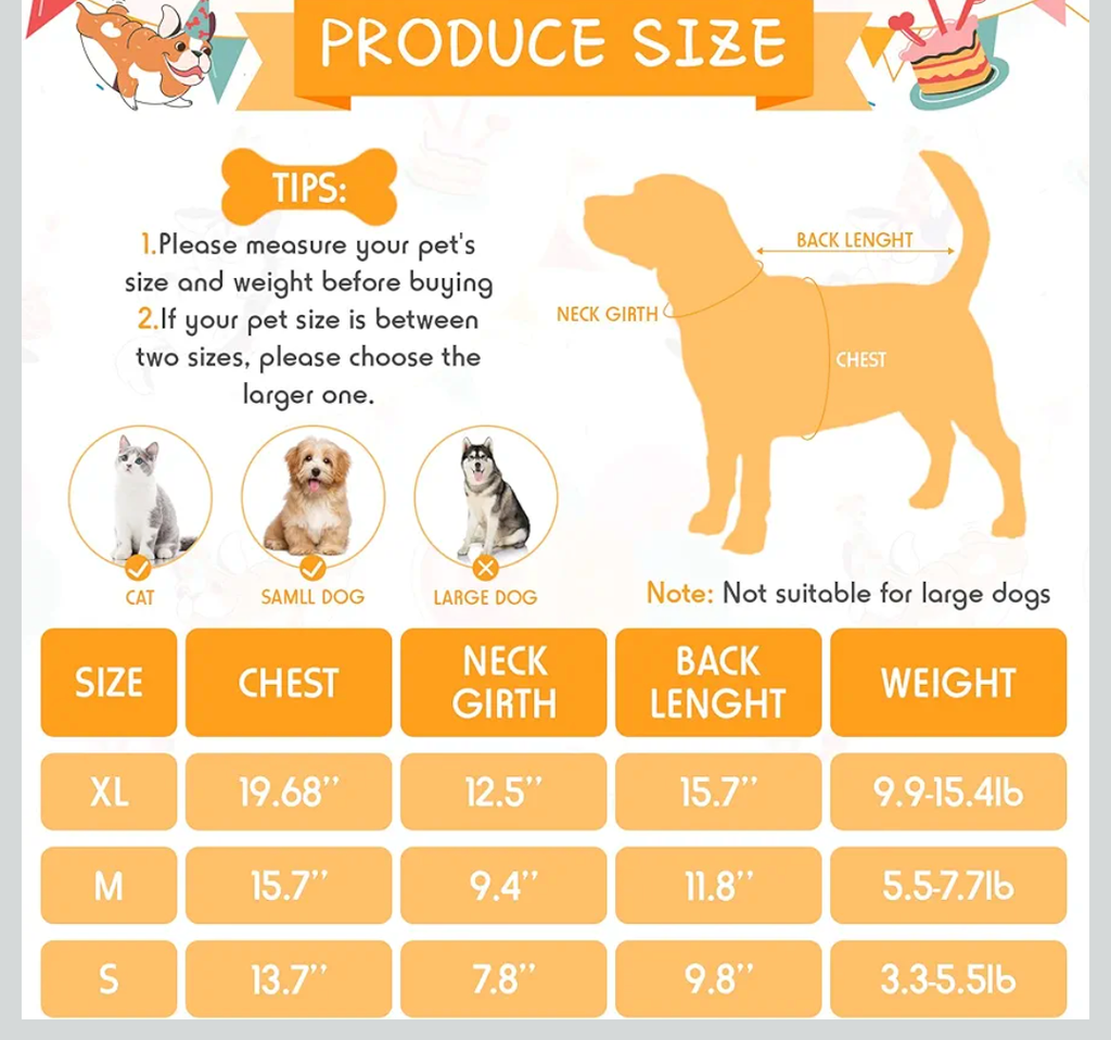 Personalized pet sleeves (M)