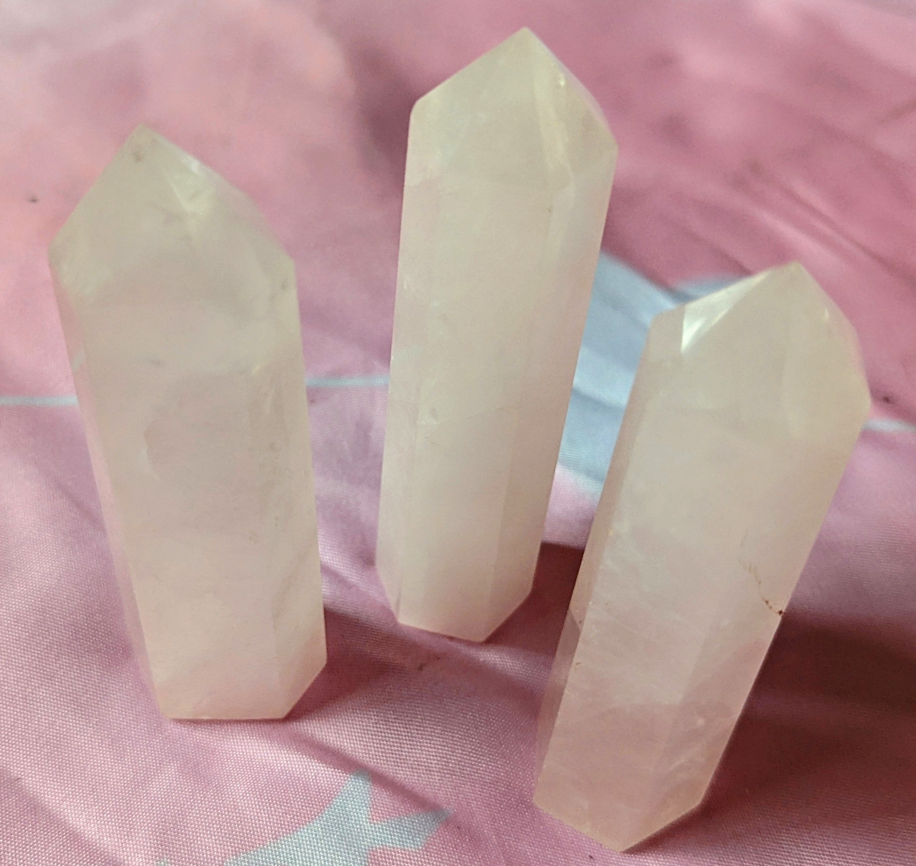 Rose Quartz Towers. M Tall