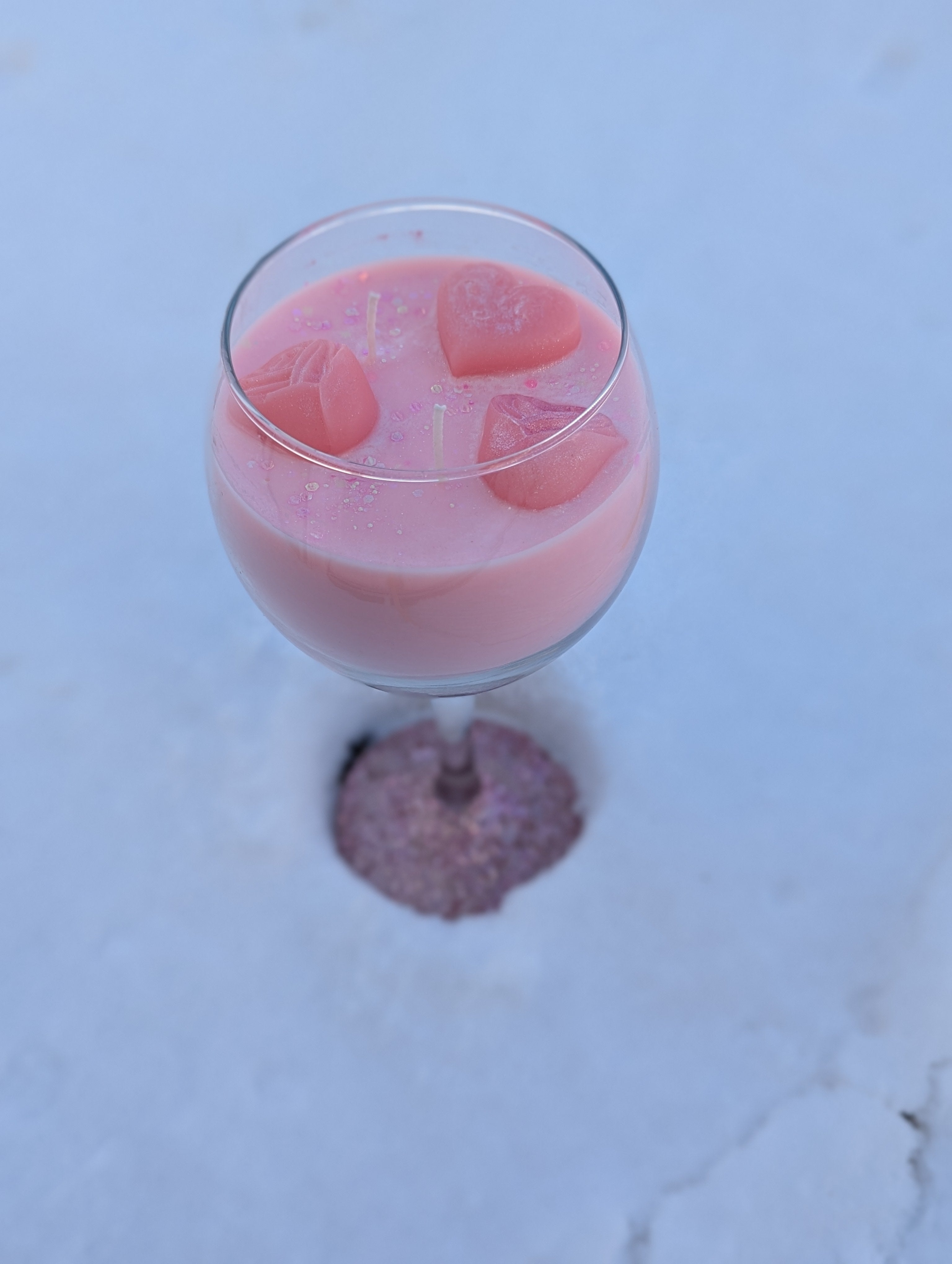 Valentine Day Strawberry Candle