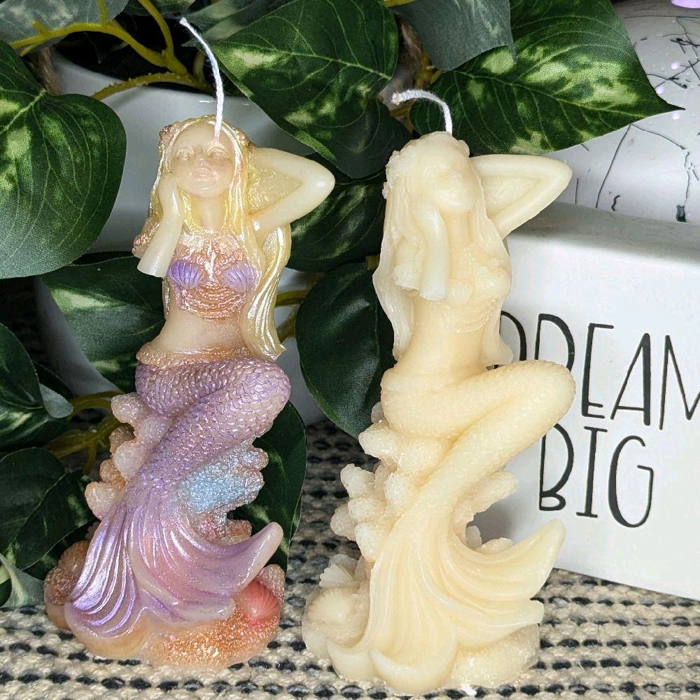 Mermaid Decor artisan candles