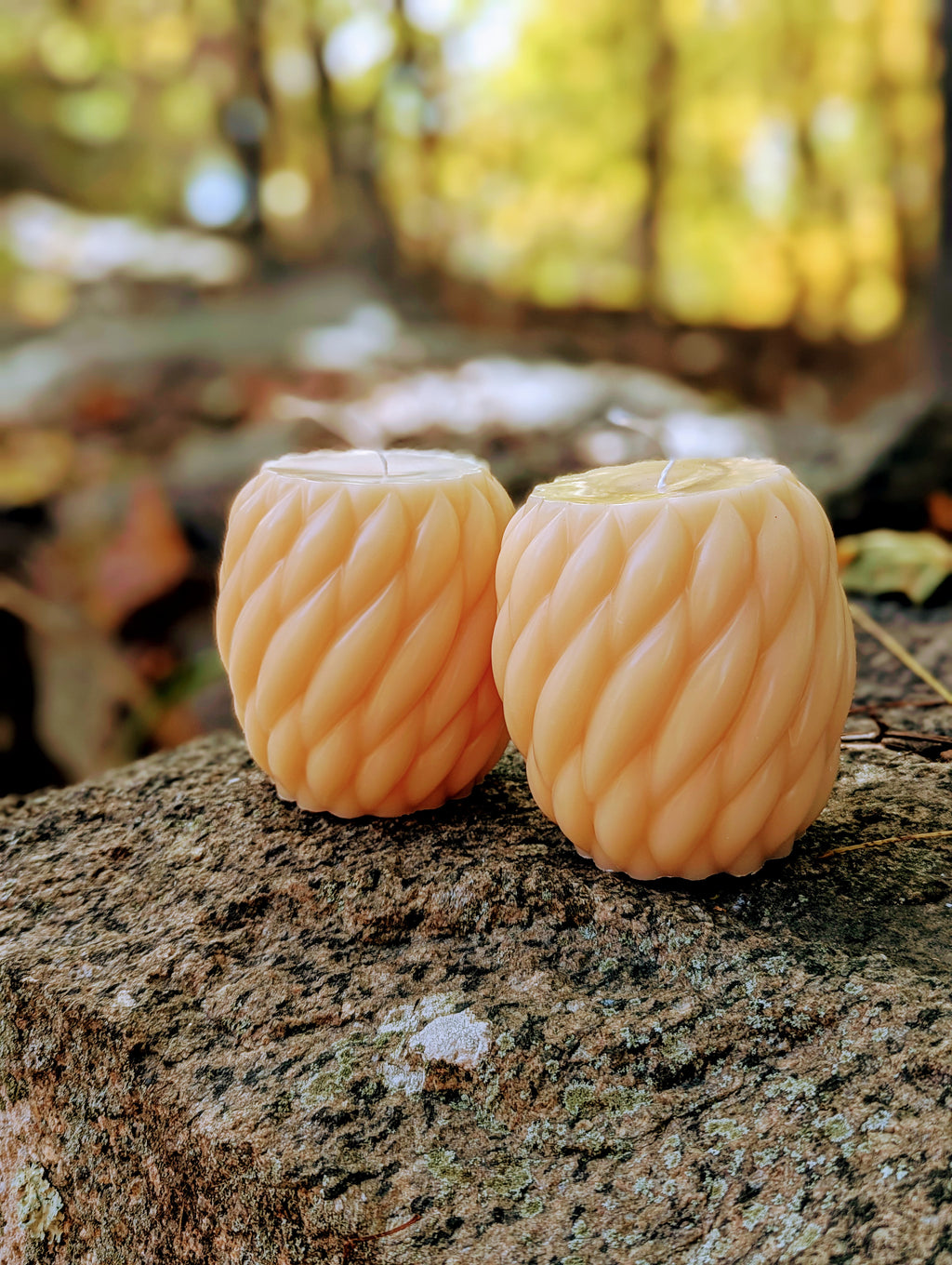 Twirl Raindrop Handmade Candle 2Lb Unique Twist Design for Cozy Ambiance Home Decor Relaxation Gifting