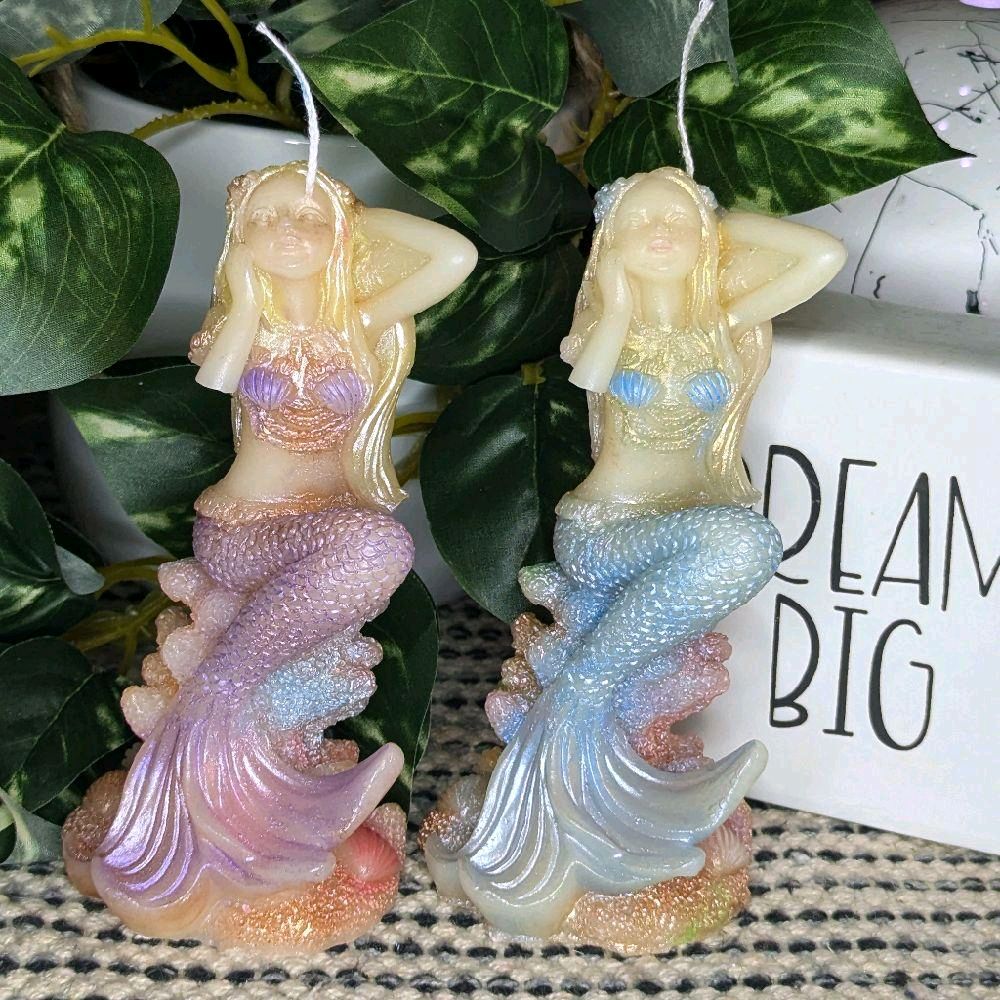 Mermaid Decor artisan candles