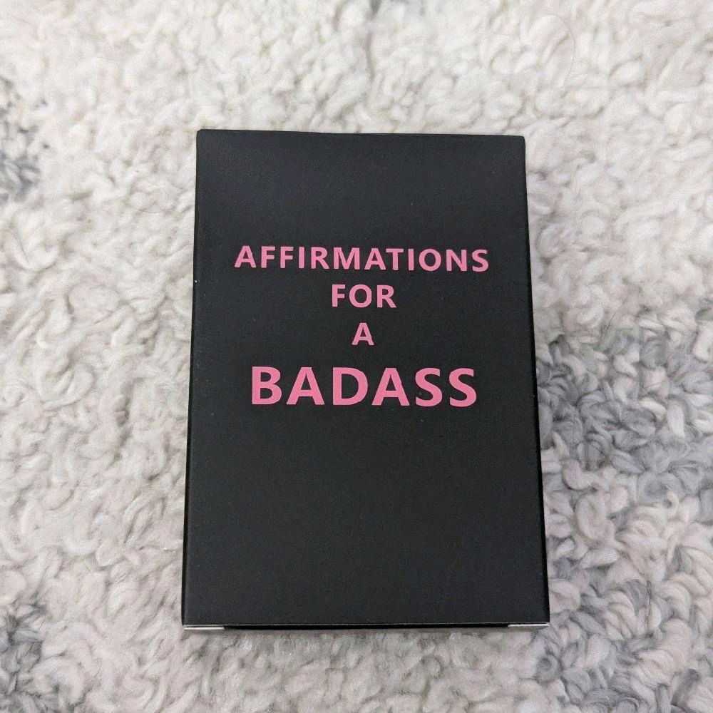 Affirmations for a Bad Ass Card Deck - Daily Motivational & Inspirational Cards for Women - Encourages Self-Belief and Confidence - Perfect for Daily Use to Maintain a Positive Mindset