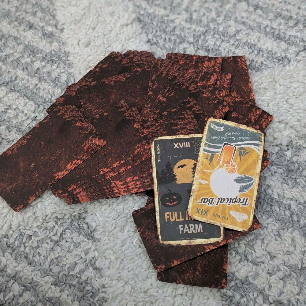 Rustic Fortune Tarot - 80 Vintage Tarot Deck Featuring Rustic Fortune Telling Cards with Illustrations from Past Civilizations