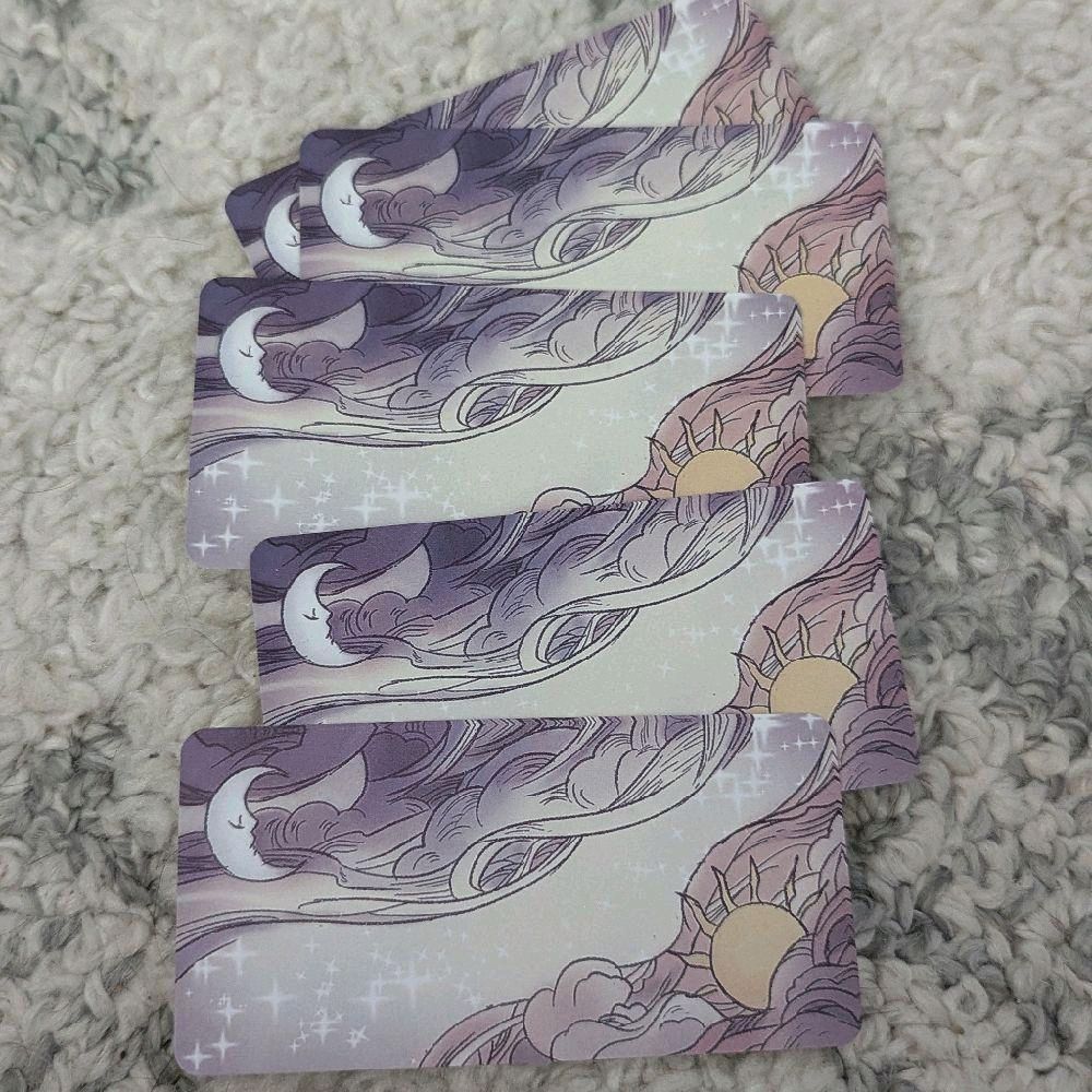 Star Light by Jessica L E - 40 Pack Mini Divination Paper Playing Cards Enchanting Messages from the Cosmos