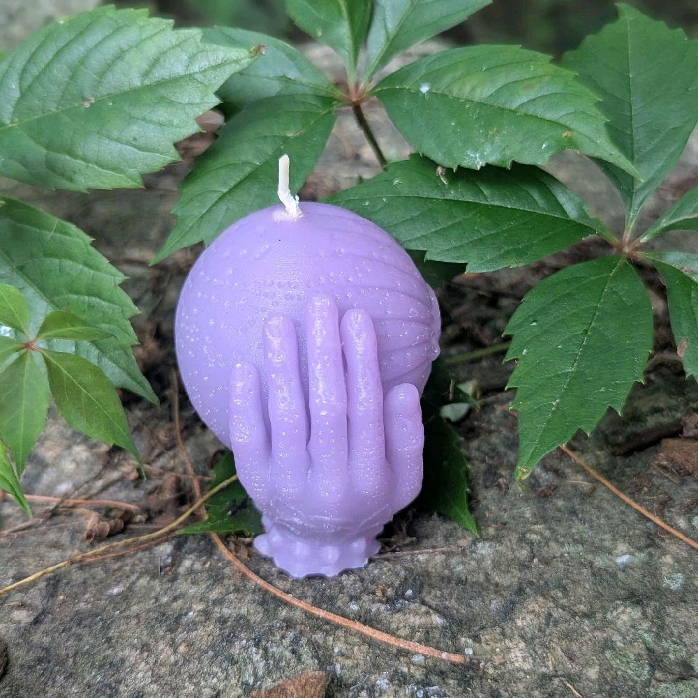 Prayer Hands with Eye Soy Wax Ritual Candles Unscented Pre-Order Devotional Decorative Candle for Household Ornaments Eco-Friendly Natural Soy Wax