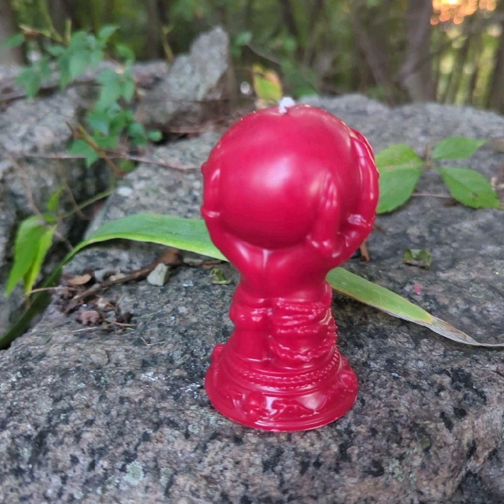 3D Witch Hand Candle with Spooky Magic Ball Handmade Halloween Decorations